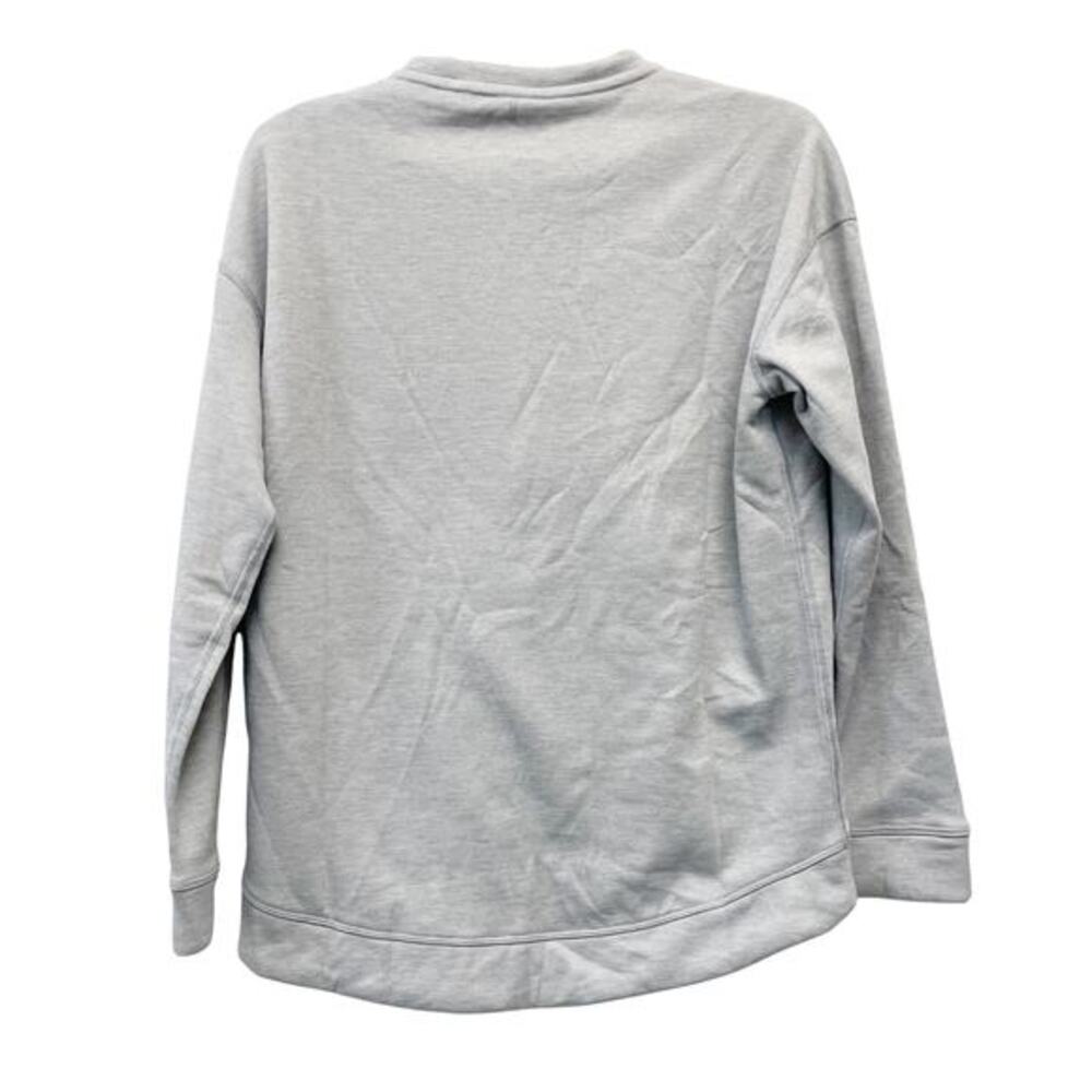NoBull Women's Crewneck Long Sleeve‎ Sweatshirt Heather Gray Size XS - Picture 4 of 7